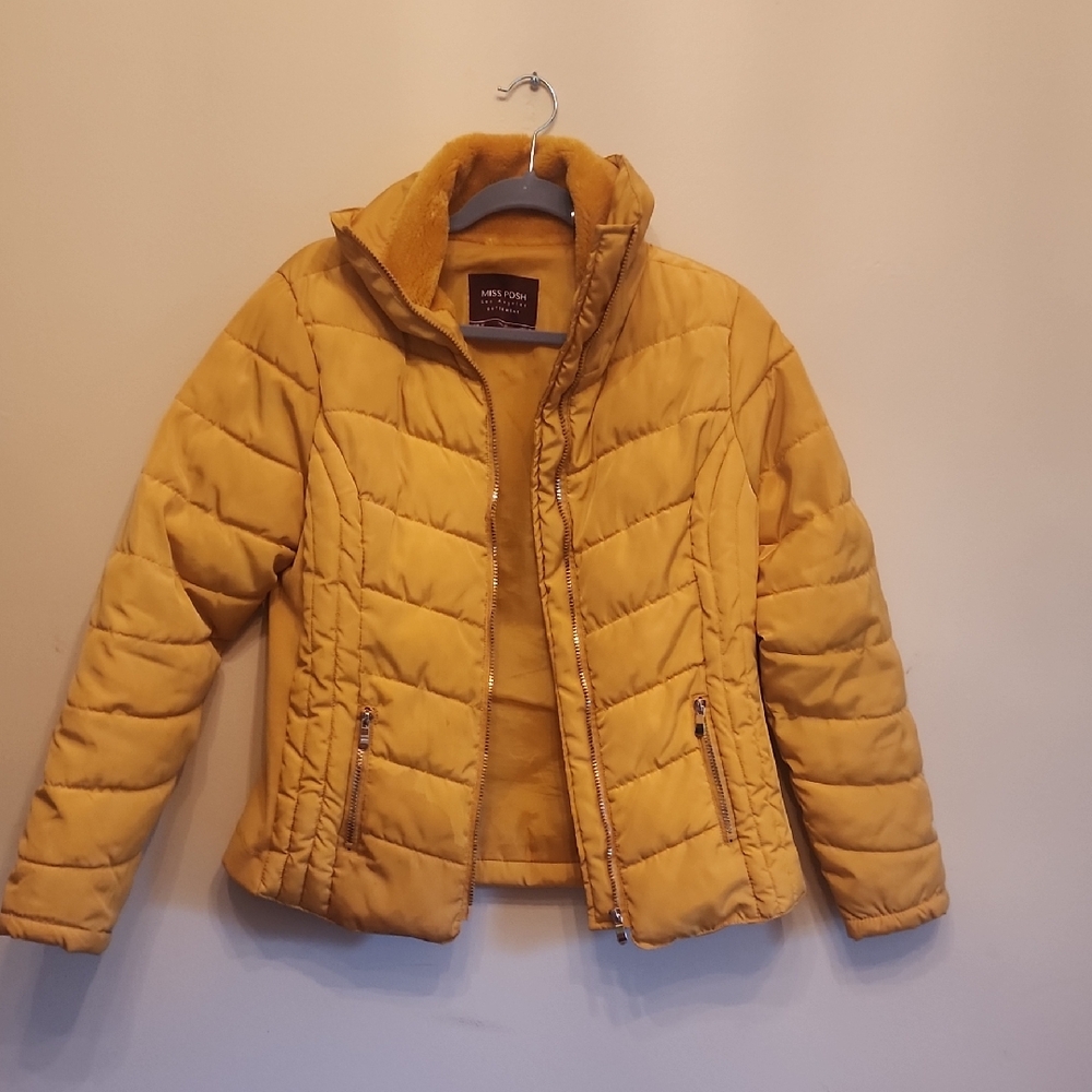 Yellow Quilted Women's Jacket